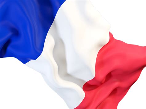 Waving flag closeup. Illustration of flag of France