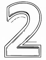 Number Two Coloring Page  Wecoloringpagecom sketch template