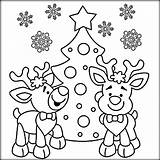Coloring Pages For Christmas Reindeer At GetColoringscom  Free sketch template