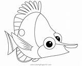 Finding Nemo Pearl Sheldon Tad Coloring Pages sketch template