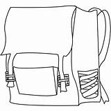 Backpack coloring Page  ColouringPages sketch template