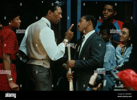 MORGAN FREEMAN, MICHAEL BEACH, LEAN ON ME, 1989 Stock Photo - Alamy