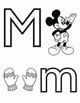 Free Letter M Coloring Pages sketch template