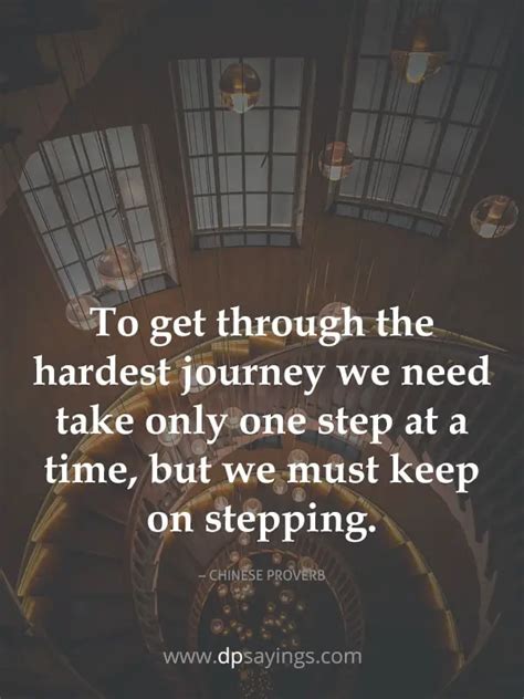 81 One Step At A Time Quotes Will Make You Reach Peaks - DP Sayings