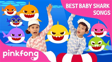 Baby Shark Dance and more | +Compilation | Baby Shark Swims to the TOP | Pinkfong Songs for ...