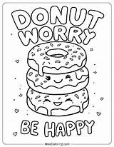 26 Donut Coloring Pages Free PDF To Print  Woo sketch template