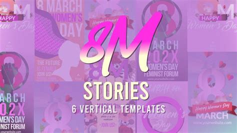 8M International Women's Day Stories, Elements ft. 8 march & 8th ...