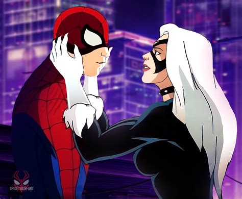 Spider-man The Animated Series Black cat by SpideyJosh-art on DeviantArt