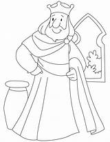 A king Standing Beside The Window coloring pages  Download Free sketch template