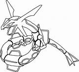 Rayquaza Coloring Pages  Free Printable For Kids sketch template