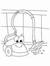 Vacuum Cleaner coloring Pages sketch template