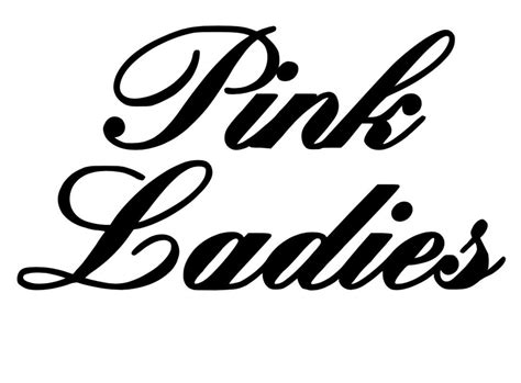 Illussion: Pink Ladies Grease Logos