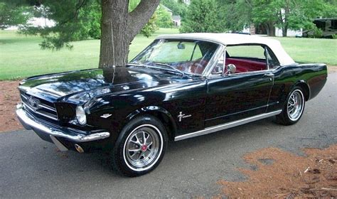 Raven Black 1965 Ford Mustang Convertible