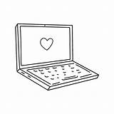 Notebook Coloring Page Sketch sketch template