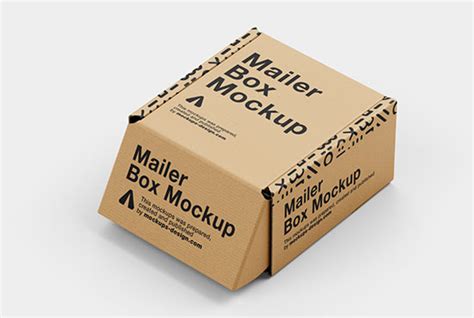 Small mailer box mockup - Mockups Design