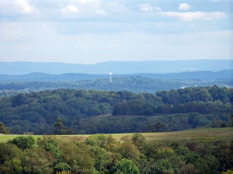 View from Scenery Hill Cemetery | View of a distant water to… | Flickr - Photo Sharing!