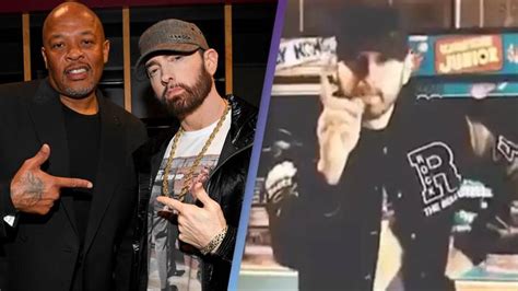 Dr Dre shares insane video of Eminem's speed while rapping