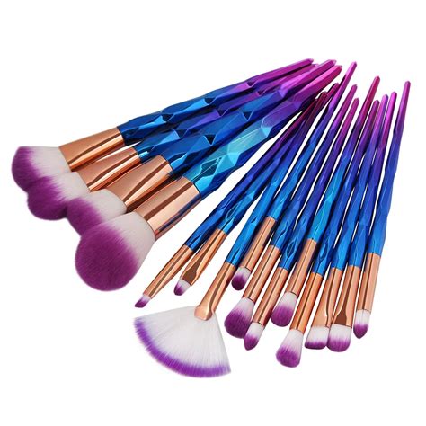 15 Pcs Makeup Brushes Set Pro Powder Eyebrow Lip Liner Corrective Brush Makeup Brush Cosmetics ...