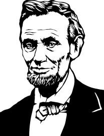 Abraham Lincoln With Hat Drawing at PaintingValley.com | Explore collection of Abraham Lincoln ...