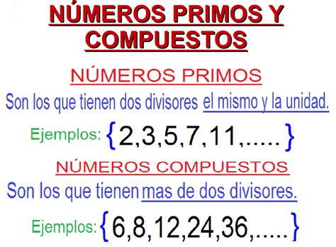 Maestro San Blas: Números primos y compuestos