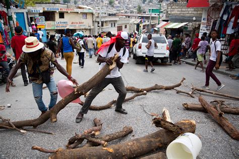 Violent anti-government protests in Haiti