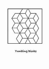 Quilt Coloring Pattern sketch template