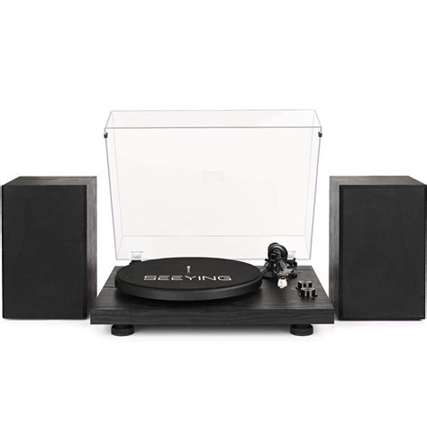 Turntable With Dual Speakers