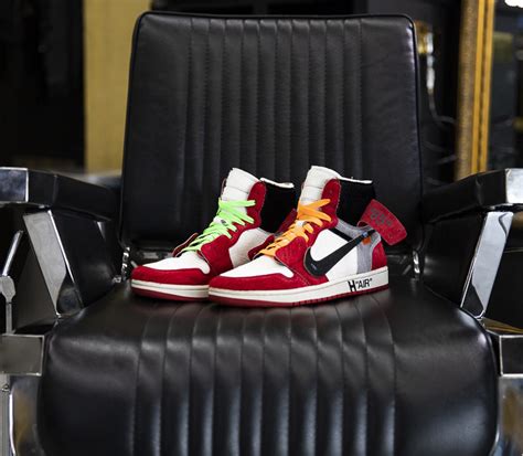 Custom OFF-WHITE x Air Jordan 1 Gets a H-Air-y Makeover | SPOKAT.ID