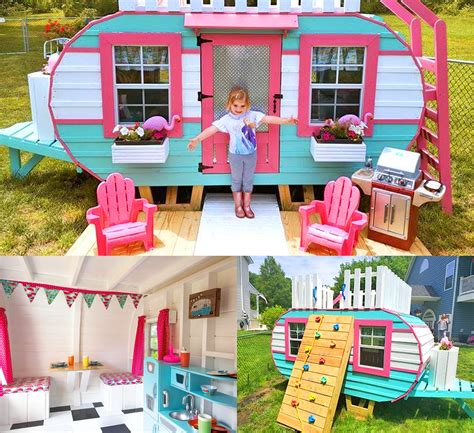 These Plans Help You Create The Cutest Little Play Camper For Your Kids