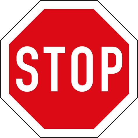 Cartoon Stop Sign Transparent