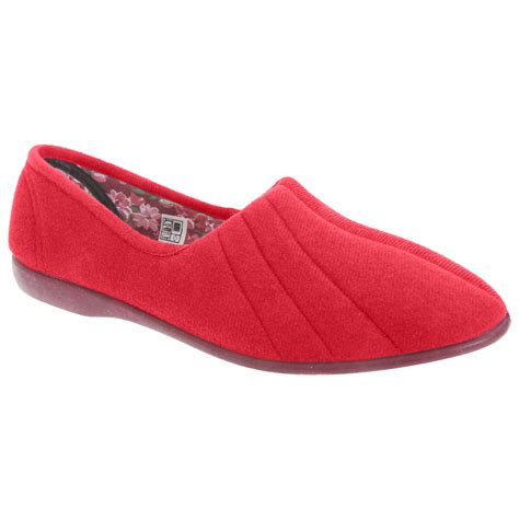 GBS Audrey Womens /Ladies Indoor House Slipper Shoes /Slippers Sizes 5-11 | eBay