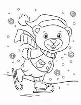 Coloring Pages  winter Polar bear sketch template