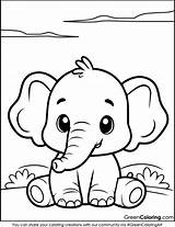 20 Elephant Coloring Pages Download Free Printable PDF sketch template