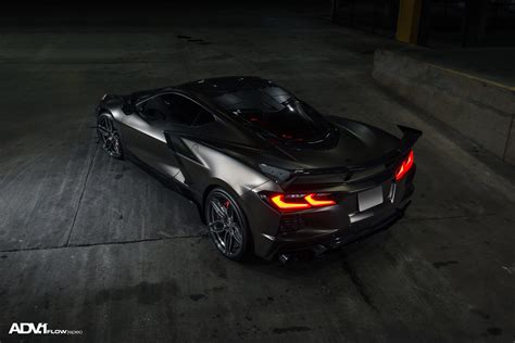 Matte Black Corvette C8 Gets Carbon Fiber And ADV.1 Wheels - My Car Portal