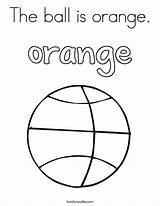 Coloring Page For The Color Orange  Home sketch template