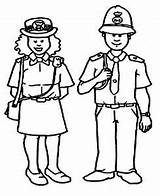 Security Guard Coloring Pages At GetDrawings  Free Download sketch template