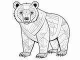 Cinnamon Bear Themed Coloring Sheet  Page sketch template