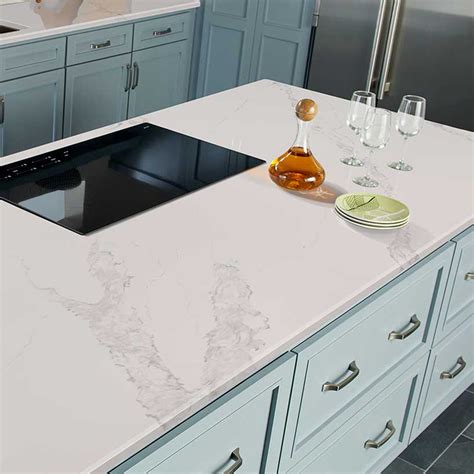 White Quartz Counters: No Staining worries