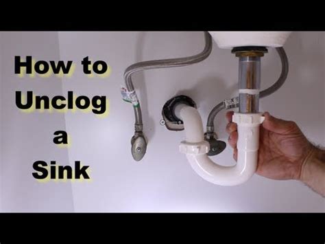 Diy Unclog Bathroom Sink - Artcomcrea