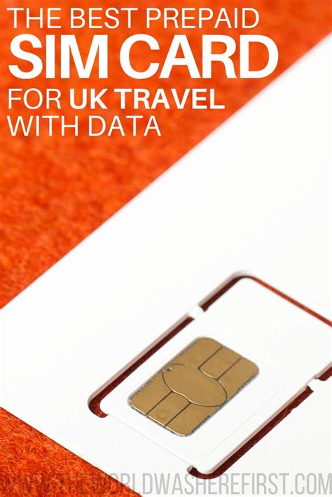 Best Prepaid SIM Card for UK Tourists with Data - The World Was Here First