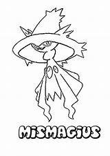 Mismagius Coloring Page Pages sketch template