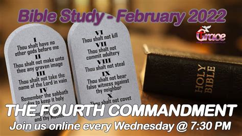 Bible Study - The Fourth Commandment - YouTube