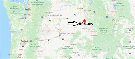Where is Moscow, Idaho? What county is Moscow in? Moscow Map | Where is Map