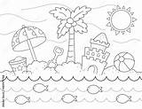 Enjoying A Sunny Day Coloring Page Print Color Fun Sketch sketch template