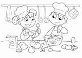 Chef Coloring Pages sketch template
