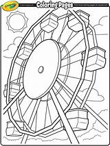 Ferris Wheel Coloring Page At GetDrawings  Free Download sketch template