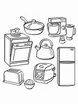Appliances Coloring Pages Coloring Pages sketch template