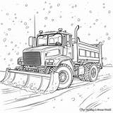 Snow Plow Coloring Pages  Free & Printable sketch template