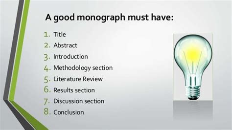 How to Write a Research Monograph: Basics