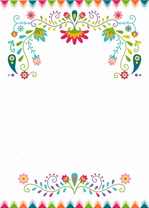 Papel Picado Wedding Invitation Template Best Of Fiesta Invitation Template F… | Papel picado ...